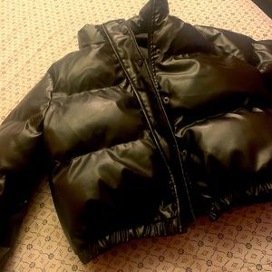 Black puffer jacket